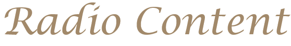 Radio Content