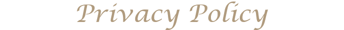 PrivacyPolicy